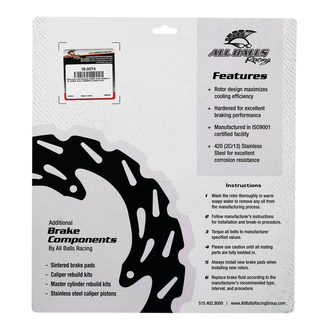 Brake Disc Front 18-0074