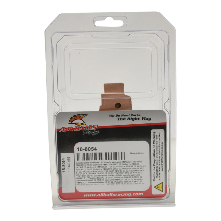 All Balls Racing Sintered Brake Pads (18-8054)