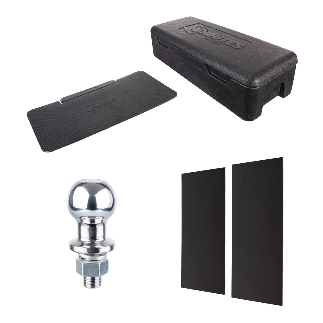 ATV BUNDLE CONTAINS, ATV BOX 55LT, DOG MAT, MUDFLAPS, T/BALL