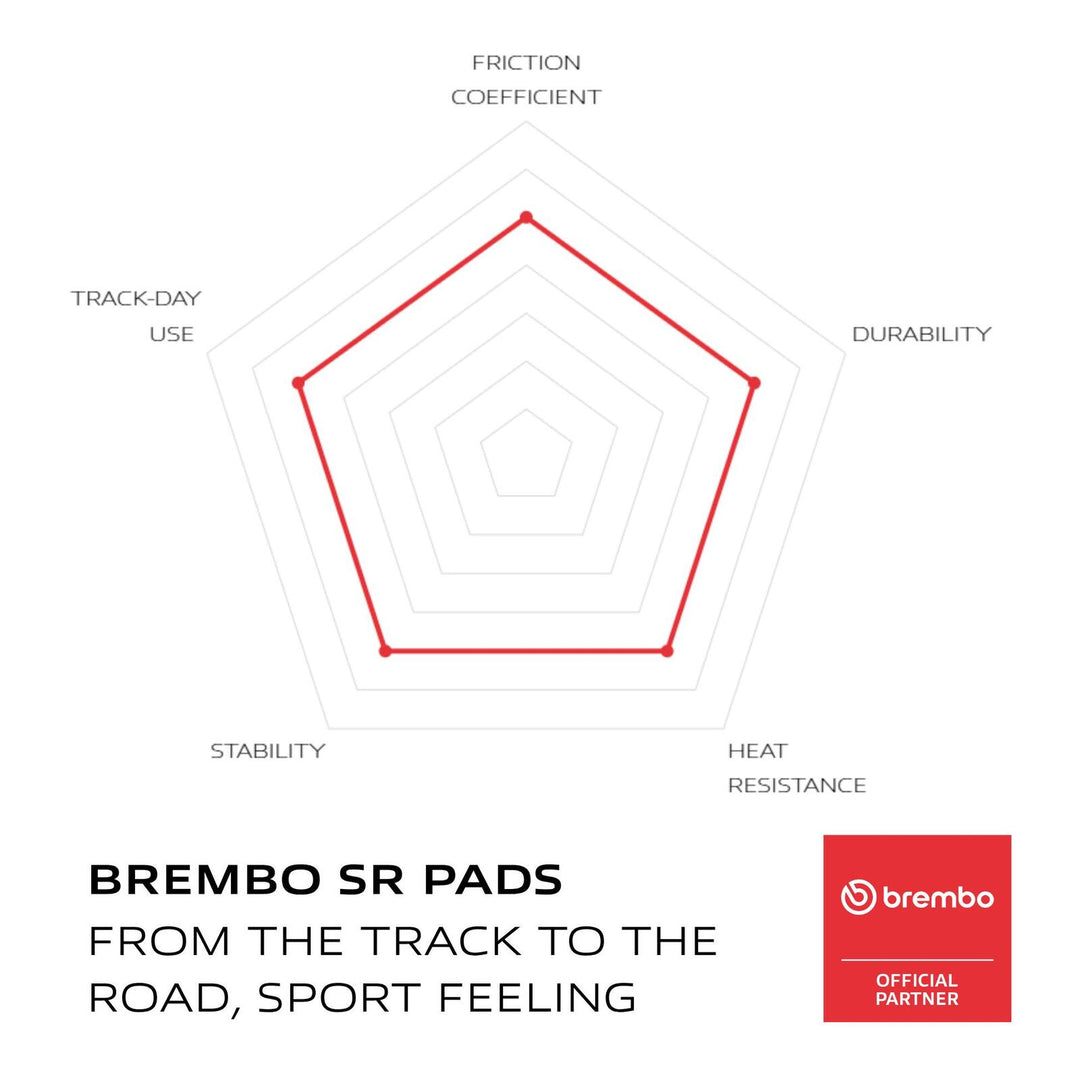 Brembo Xtra Sinter Front Brake Pads 07BB33SR