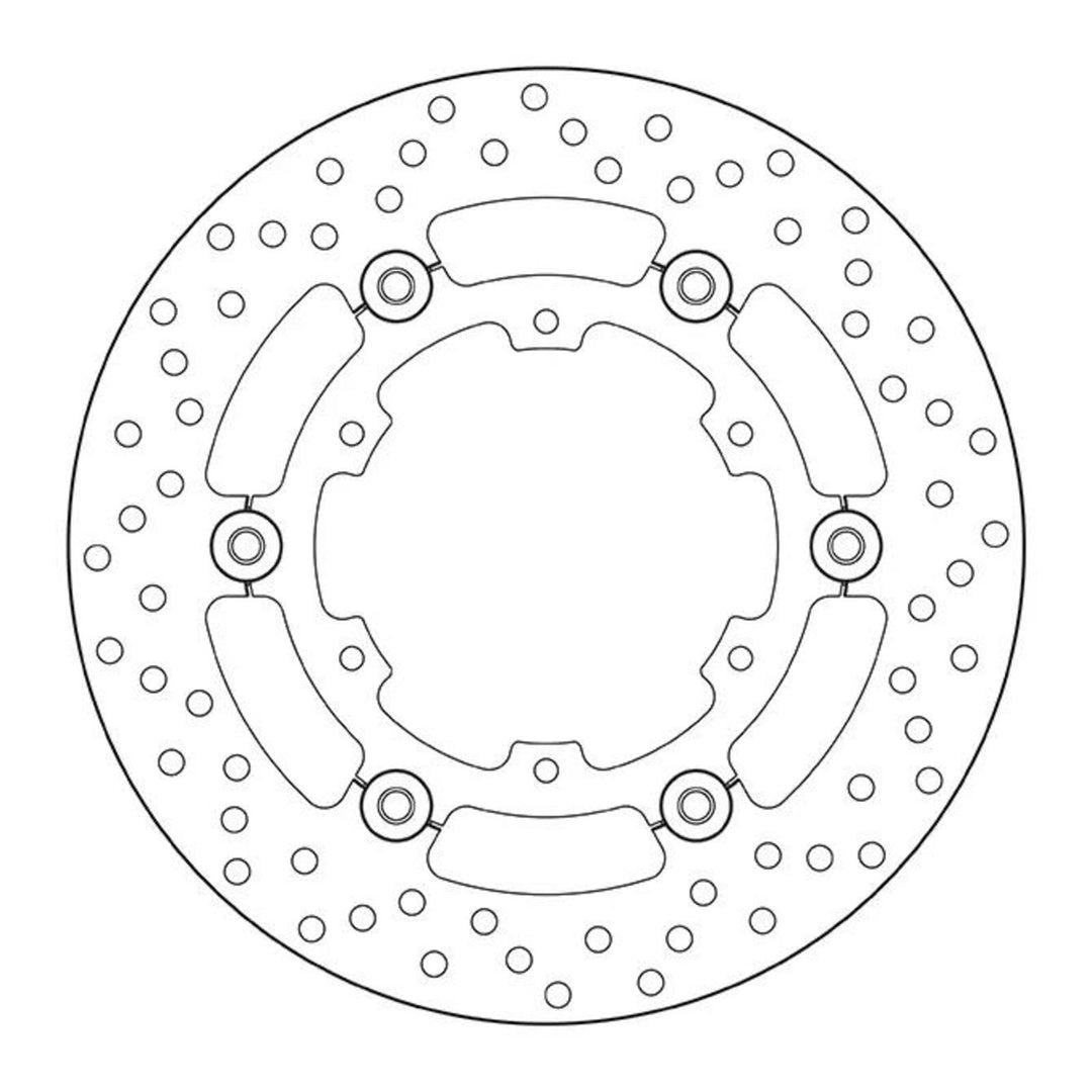 Brembo Prime Serie Oro Rear Brake Disc 78B40833