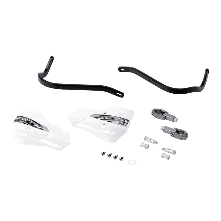 Zeta Armor Handguard XC Kit for 22.2mm Bar - Black / White