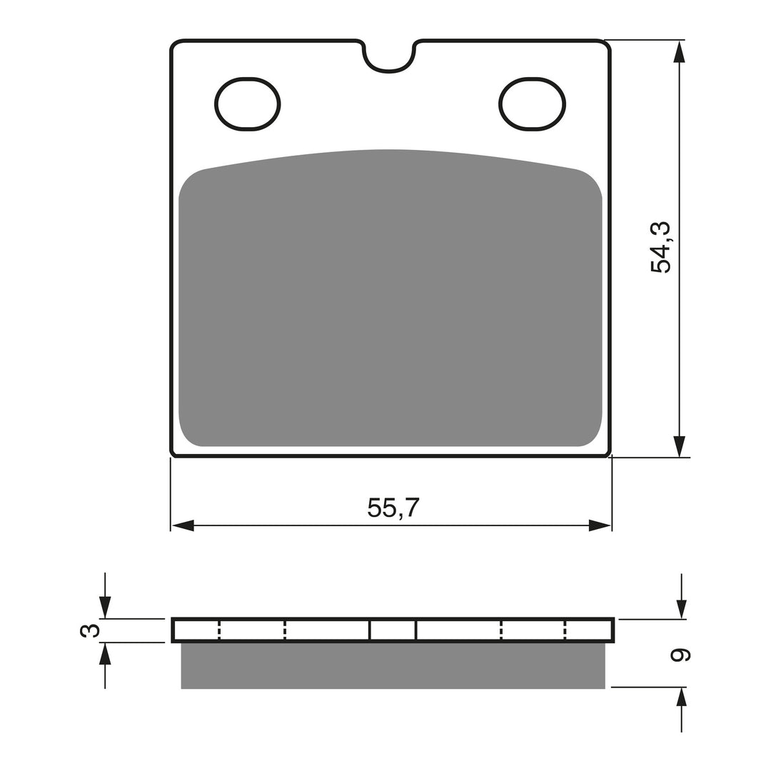 GOLDfren Brake Pads - GPR Sintered Racing