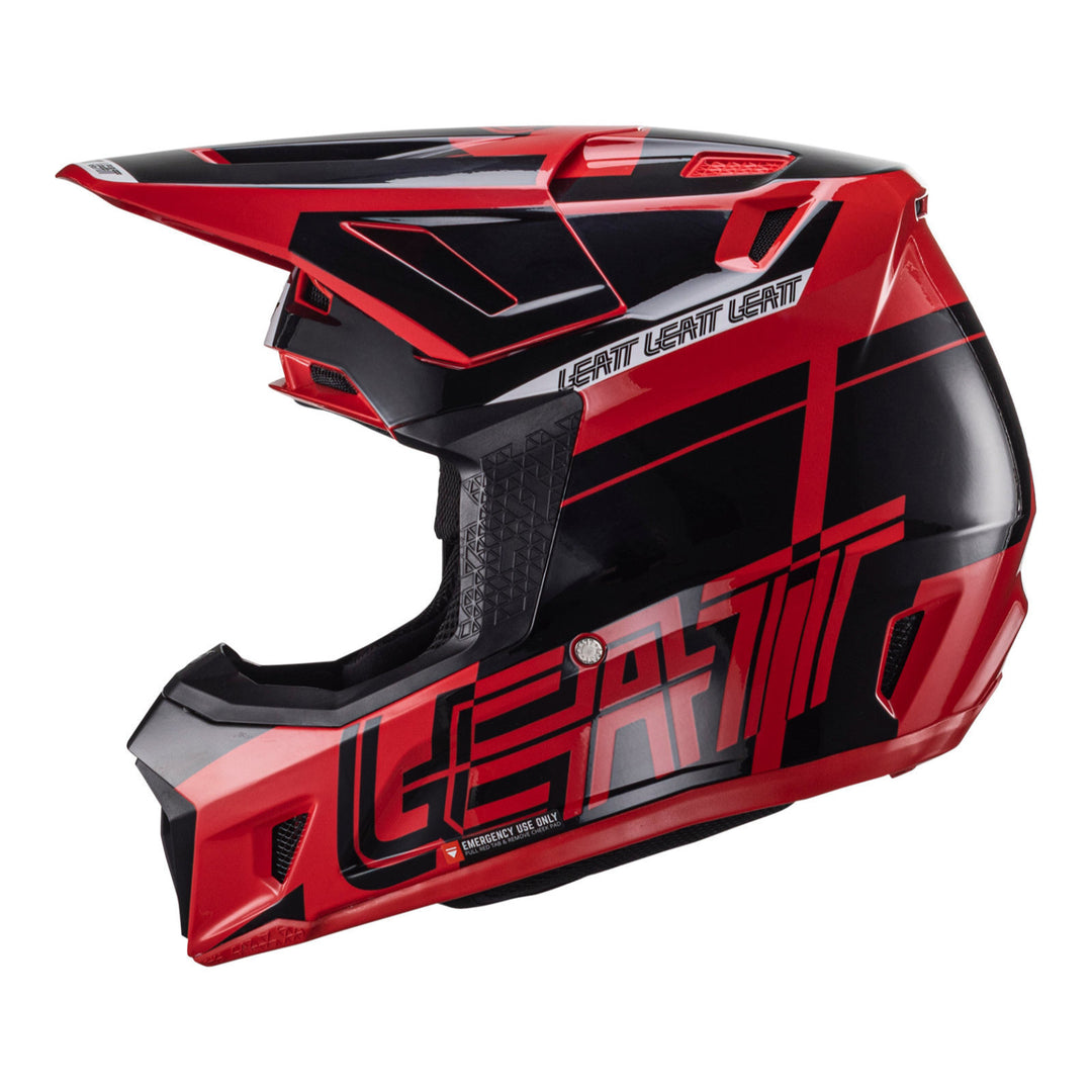 Leatt 2024 7.5 Helmet & Goggle Kit - Red