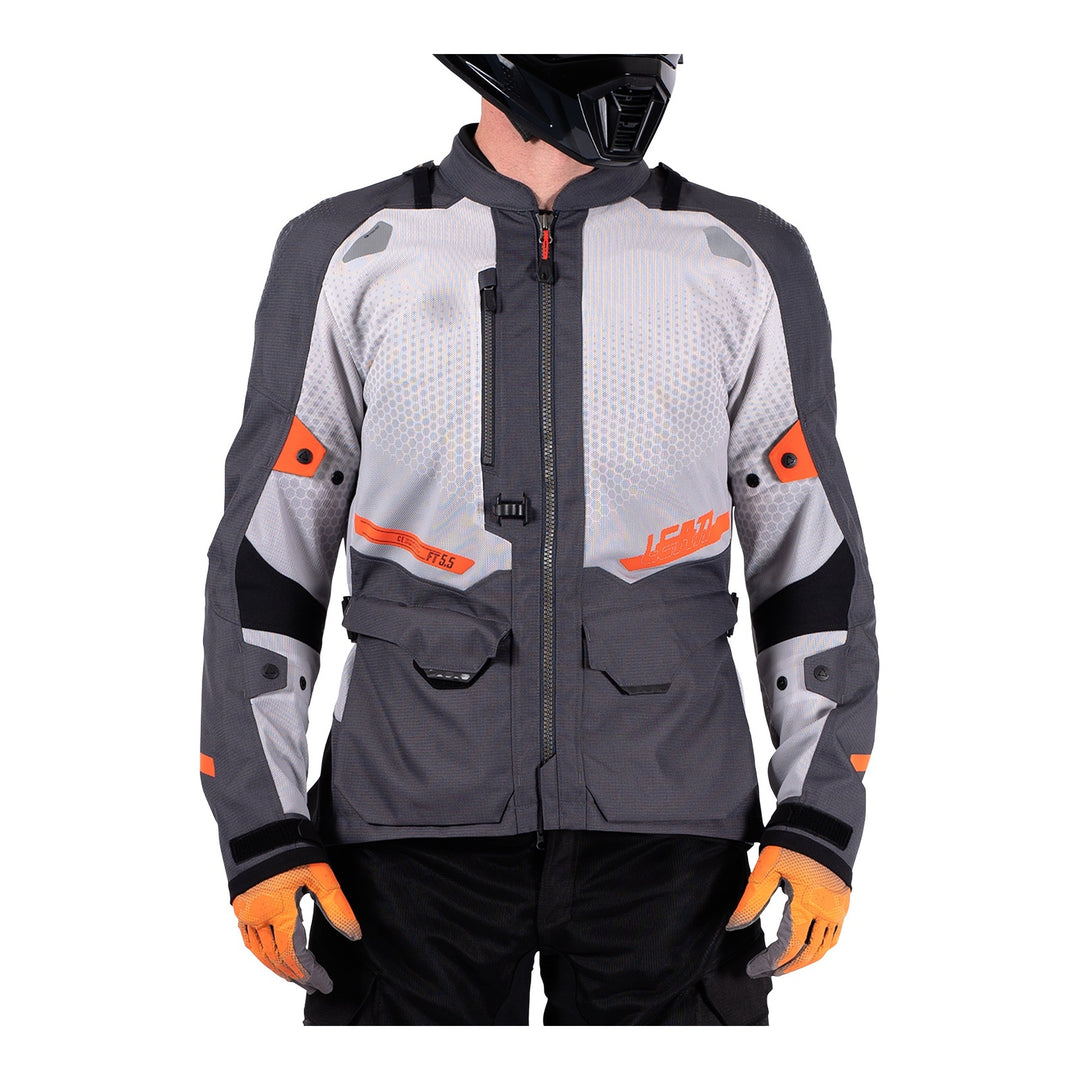 Leatt 5.5 ADV FlowTour Jacket - Iron