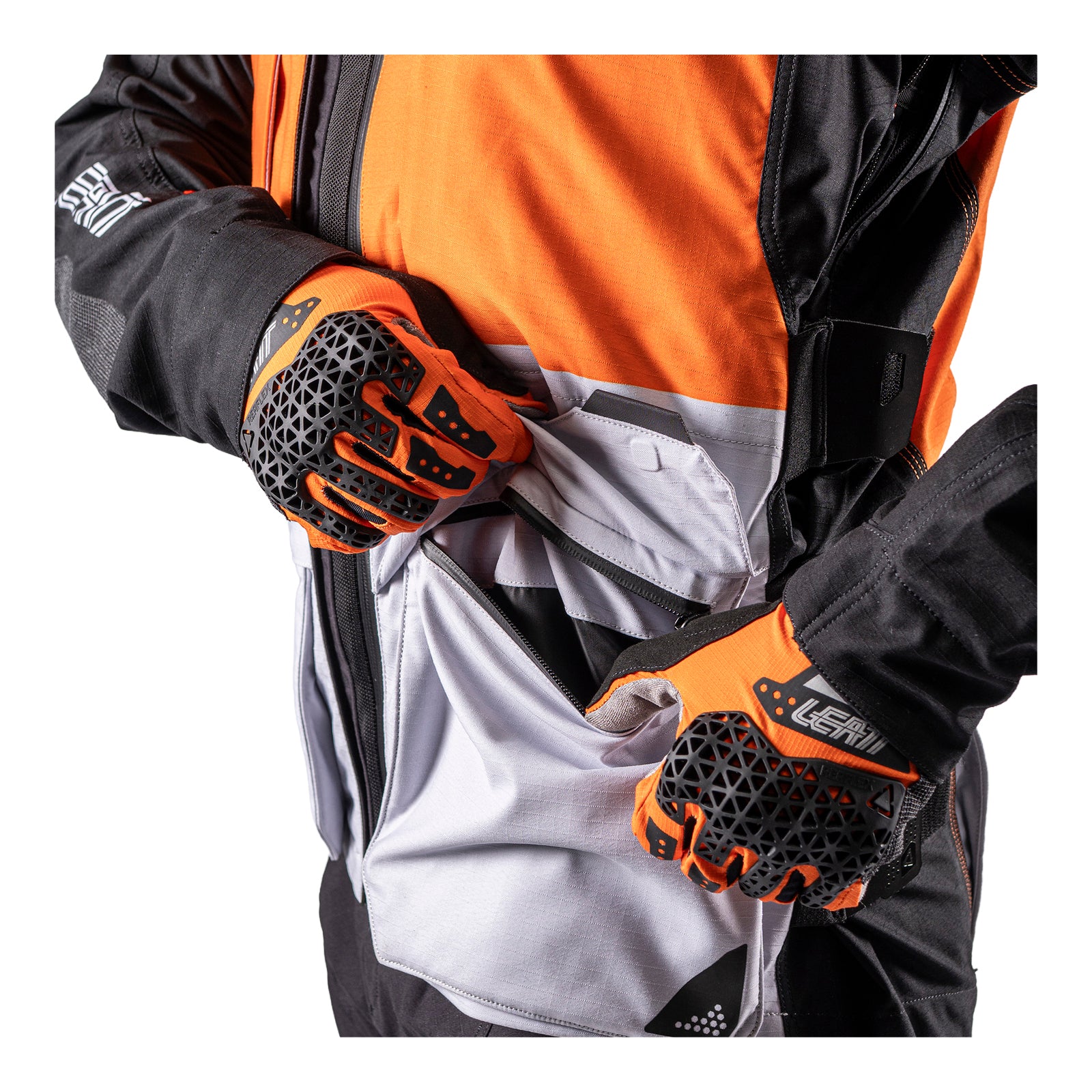 Leatt 7.5 ADV Rally HydraDri Jacket - Orange / Grey – Bits4Bikes