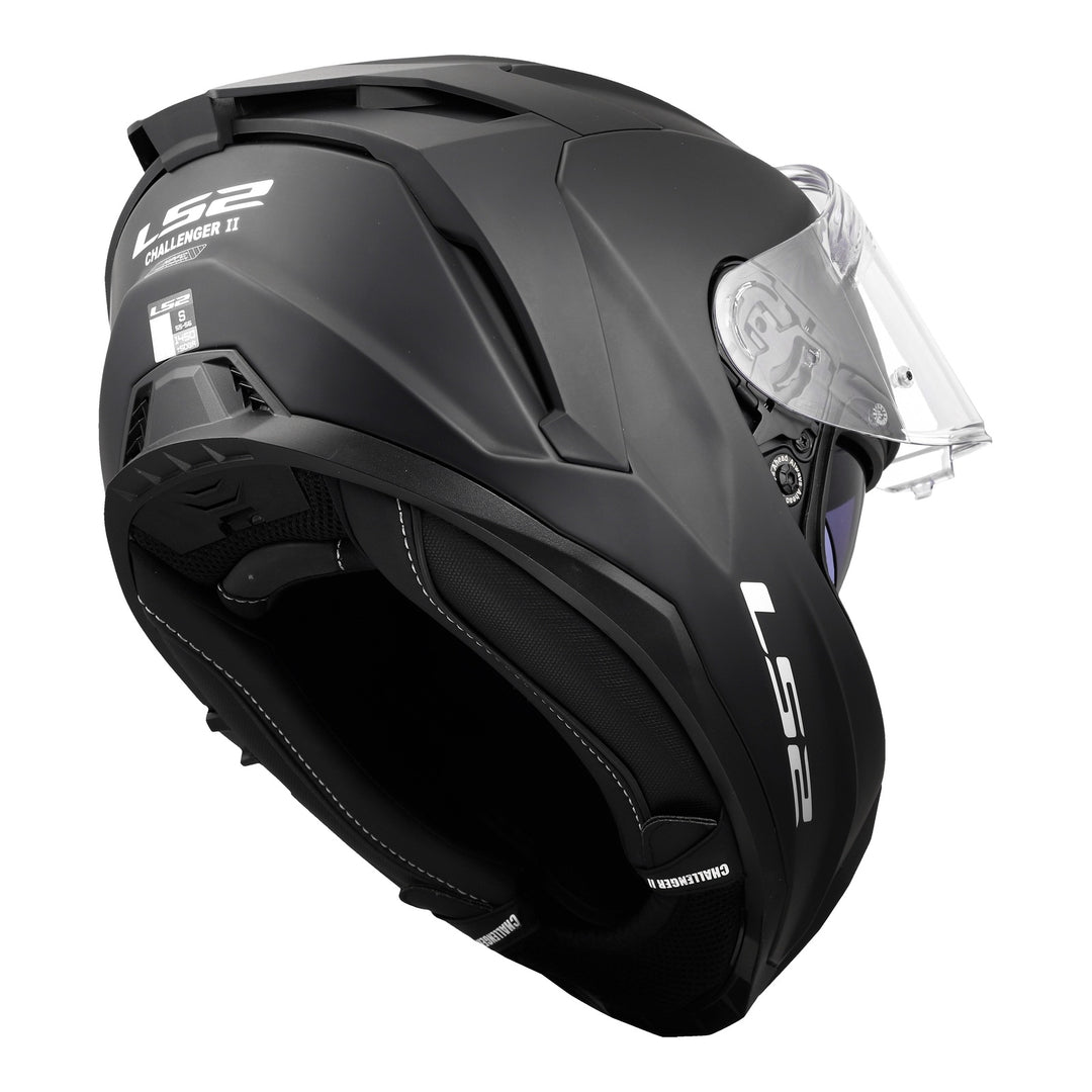 LS2 FF817 Challenger II Solid Helmet - Matte Black