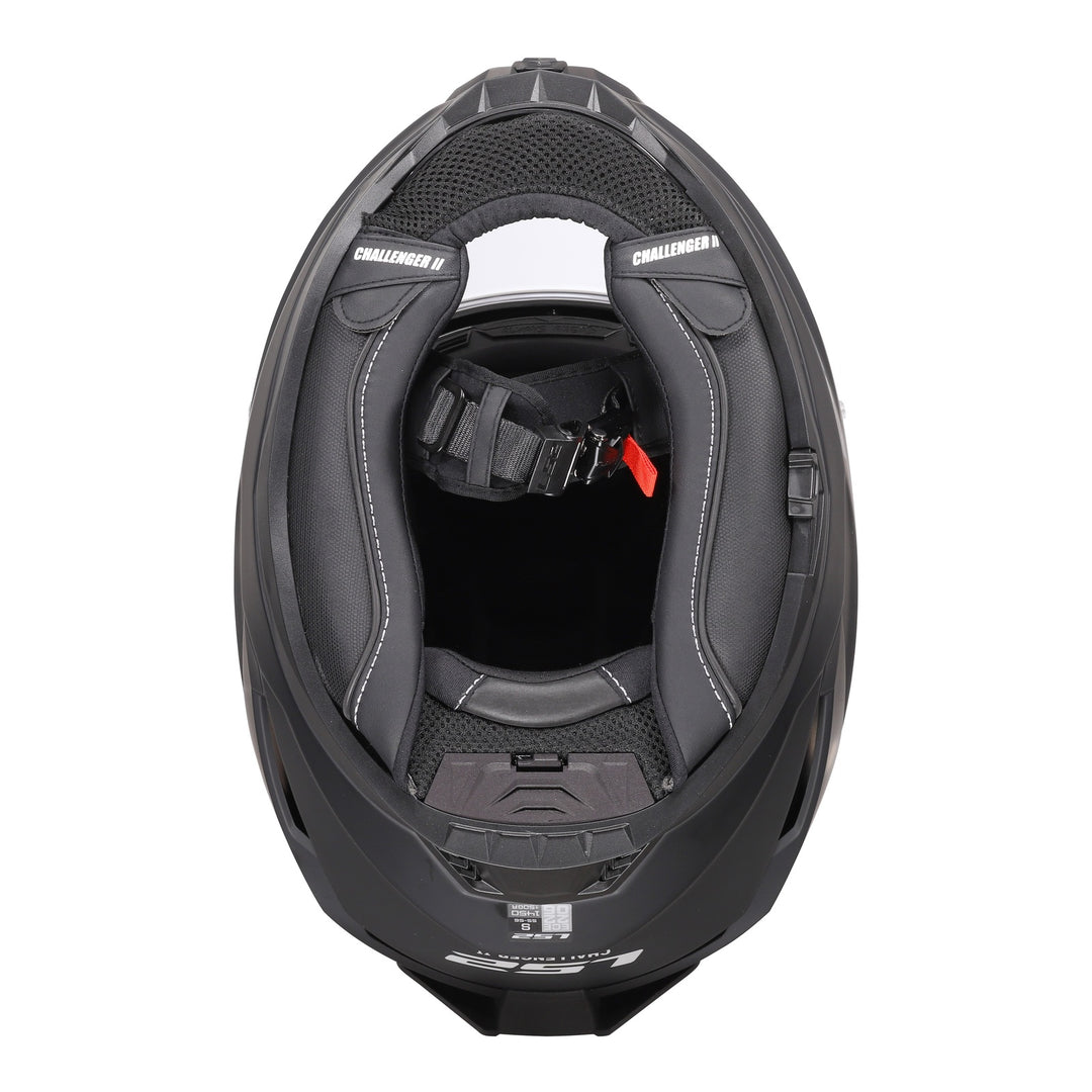 LS2 FF817 Challenger II Solid Helmet - Matte Black