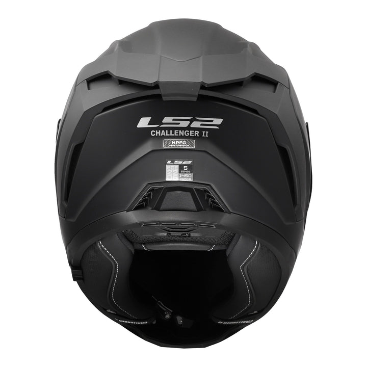 LS2 FF817 Challenger II Solid Helmet - Matte Black