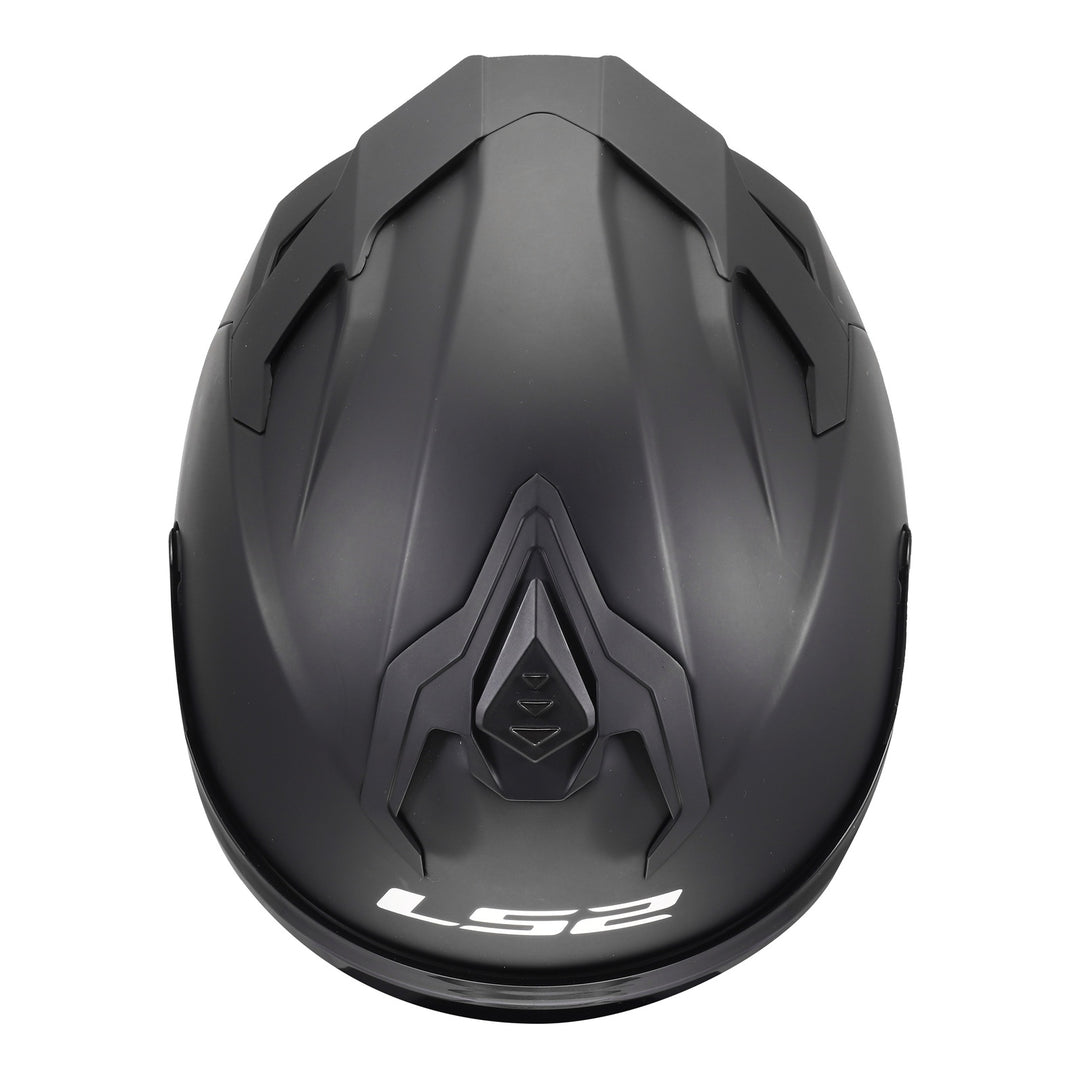 LS2 FF817 Challenger II Solid Helmet - Matte Black