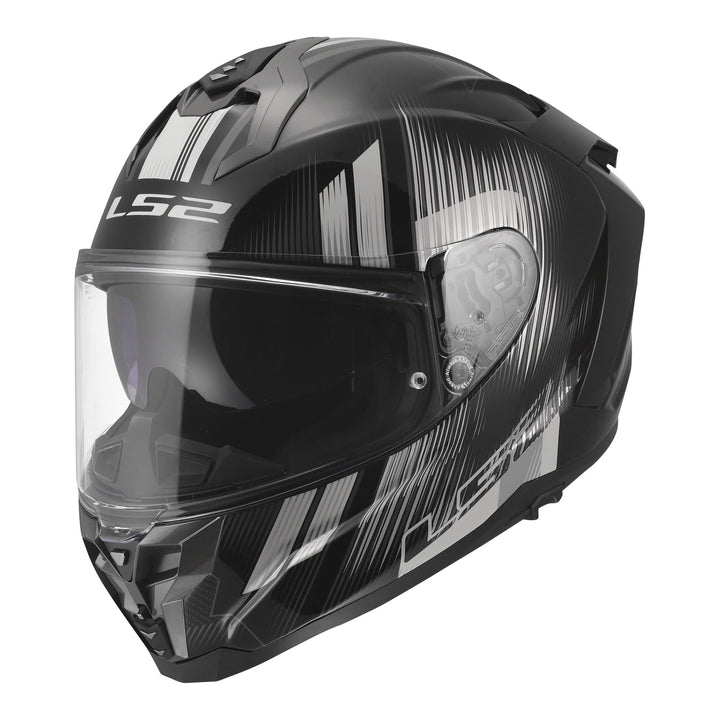 LS2 FF817 Challenger II Nitro Helmet - Black / Grey
