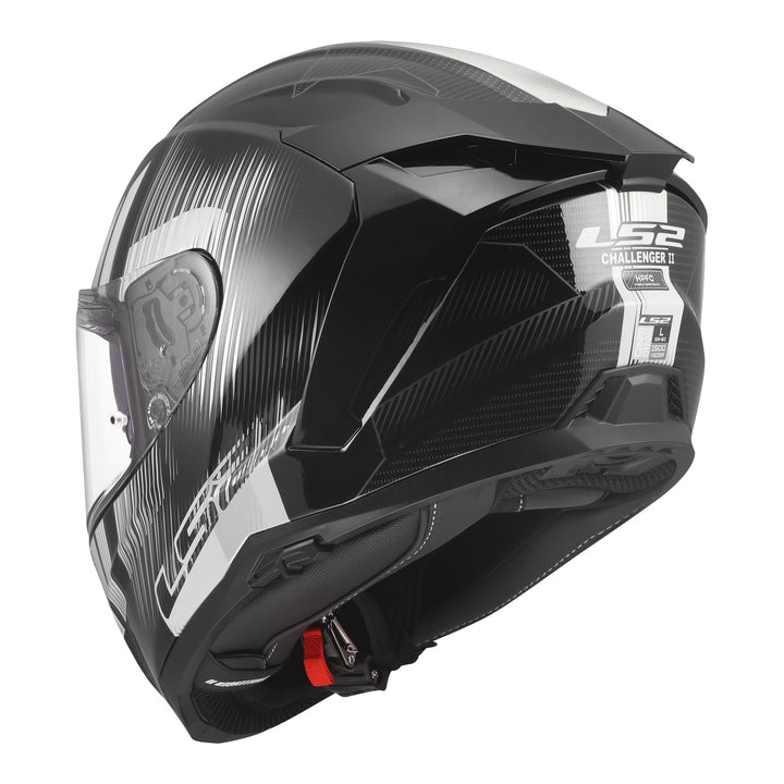 LS2 FF817 Challenger II Nitro Helmet - Black / Grey