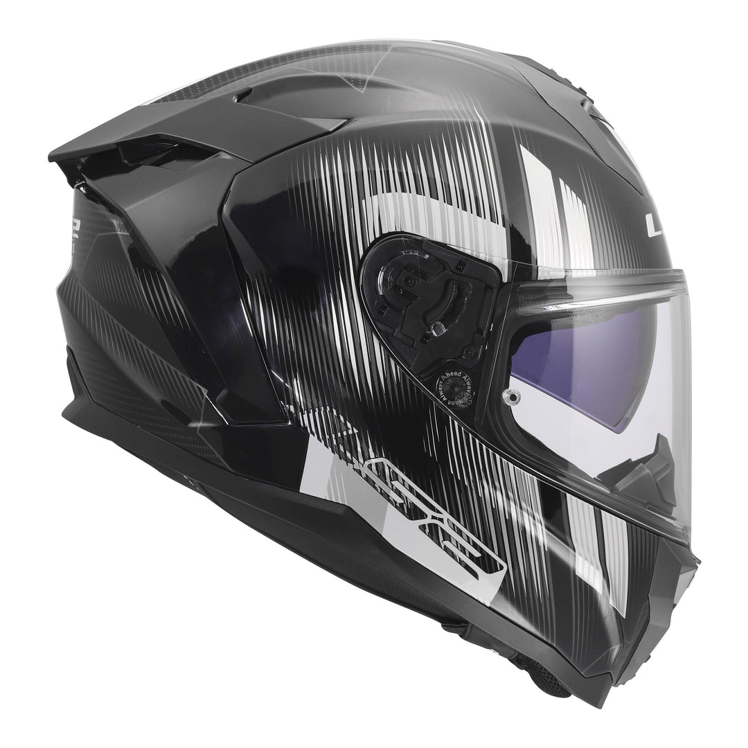 LS2 FF817 Challenger II Nitro Helmet - Black / Grey