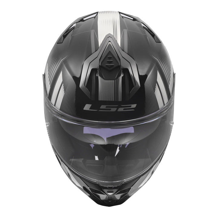 LS2 FF817 Challenger II Nitro Helmet - Black / Grey