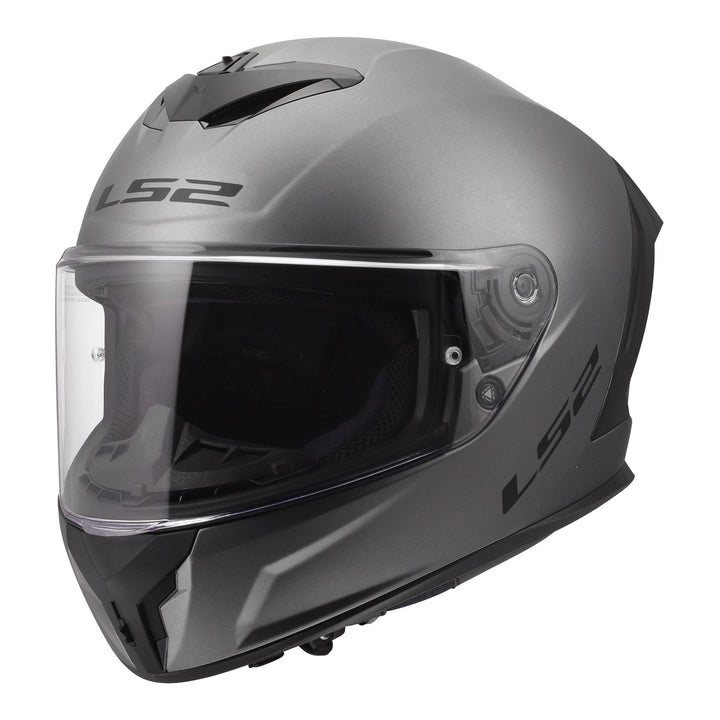 LS2 FF820 Rapid III Solid Helmet - Matte Titanium