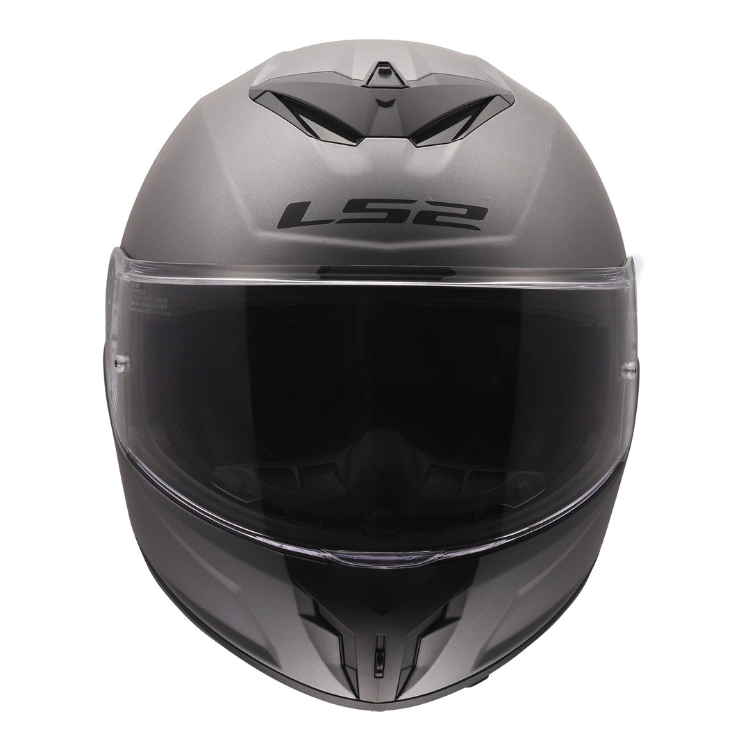 LS2 FF820 Rapid III Solid Helmet - Matte Titanium