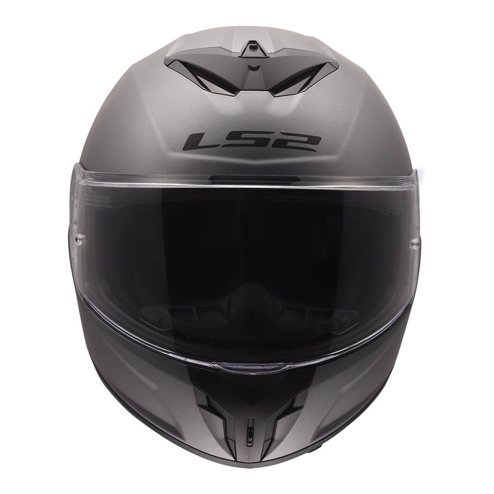 LS2 FF820 Rapid III Solid Helmet - Matte Titanium