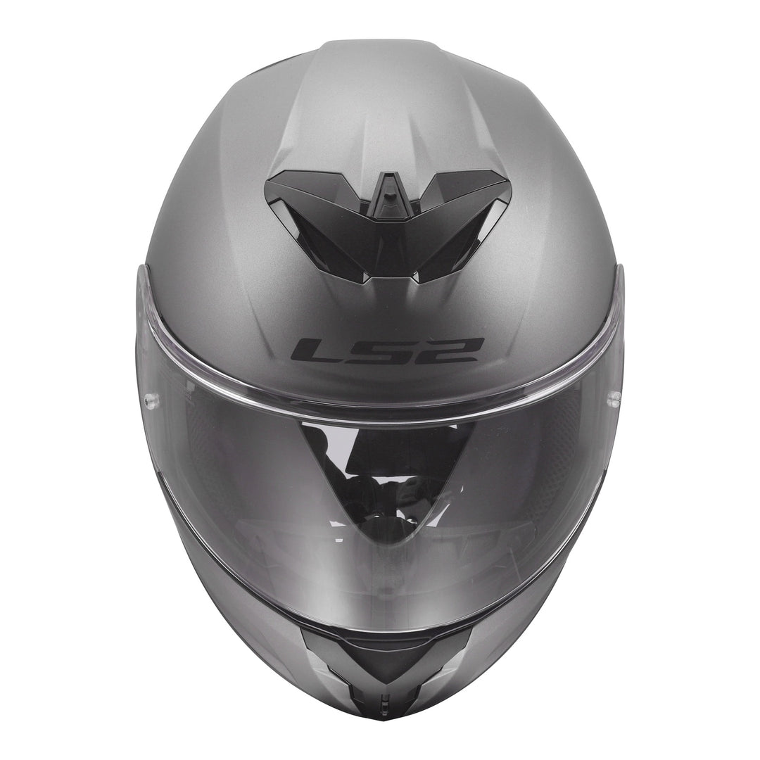 LS2 FF820 Rapid III Solid Helmet - Matte Titanium