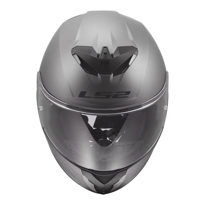 LS2 FF820 Rapid III Solid Helmet - Matte Titanium