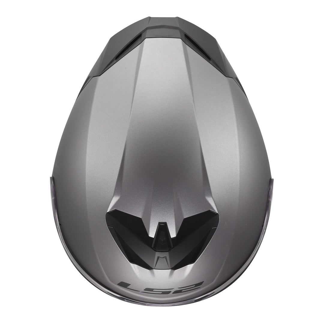 LS2 FF820 Rapid III Solid Helmet - Matte Titanium