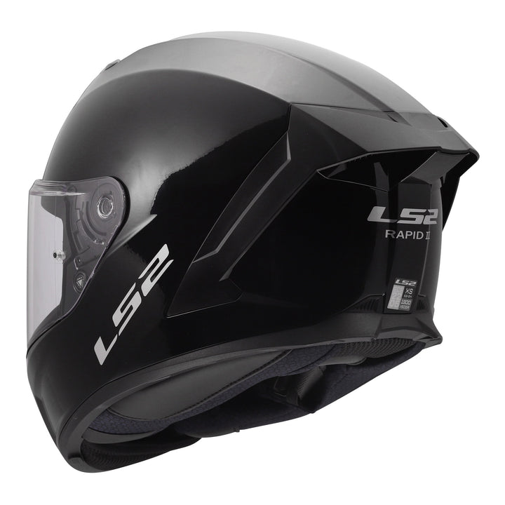 LS2 FF820 Rapid III Solid Helmet - Gloss Black