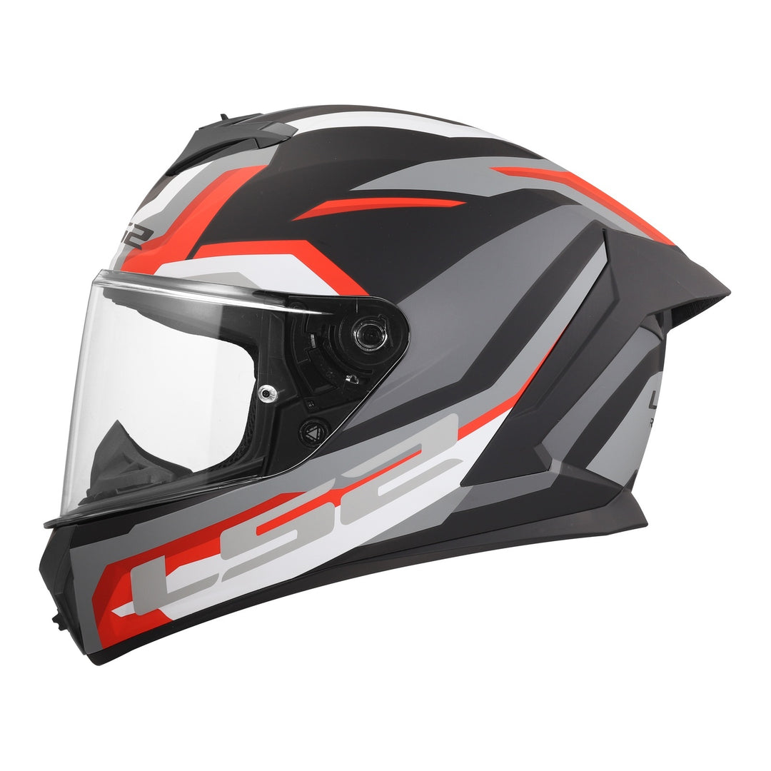 LS2 FF820 Rapid III Hyper Helmet - Black / Red