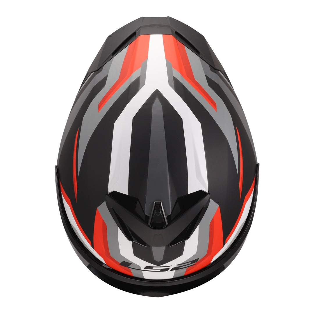 LS2 FF820 Rapid III Hyper Helmet - Black / Red