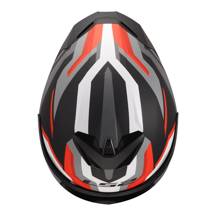 LS2 FF820 Rapid III Hyper Helmet - Black / Red