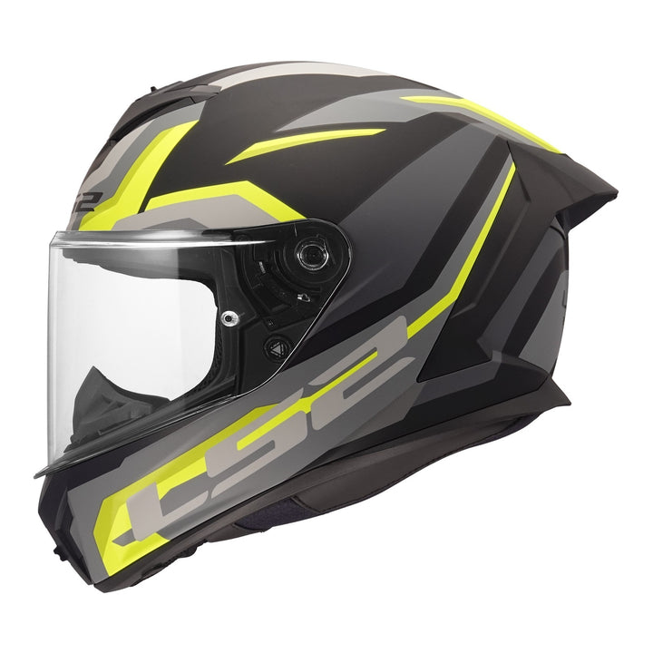 LS2 FF820 Rapid III Hyper Helmet - Black / Hi-Vis Yellow