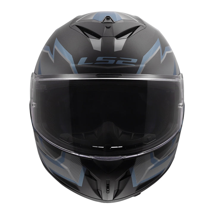 LS2 FF820 Rapid III Xtrem Helmet - Black / Blue Petrol