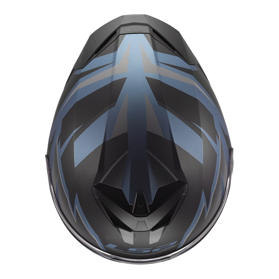 LS2 FF820 Rapid III Xtrem Helmet - Black / Blue Petrol