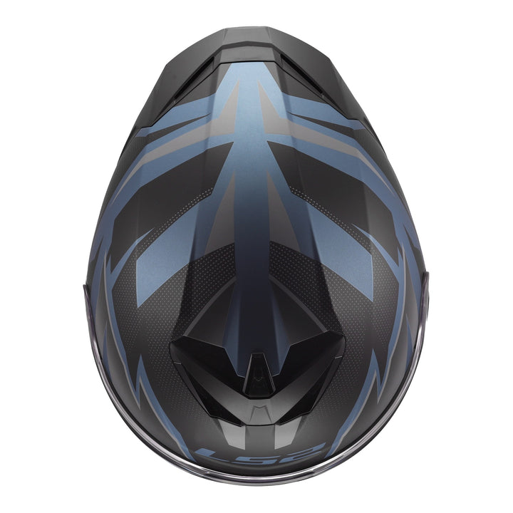 LS2 FF820 Rapid III Xtrem Helmet - Black / Blue Petrol