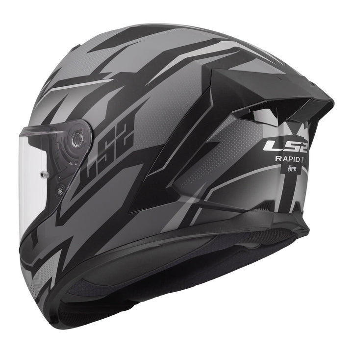 LS2 FF820 Rapid III Xtrem Helmet - Black / Grey