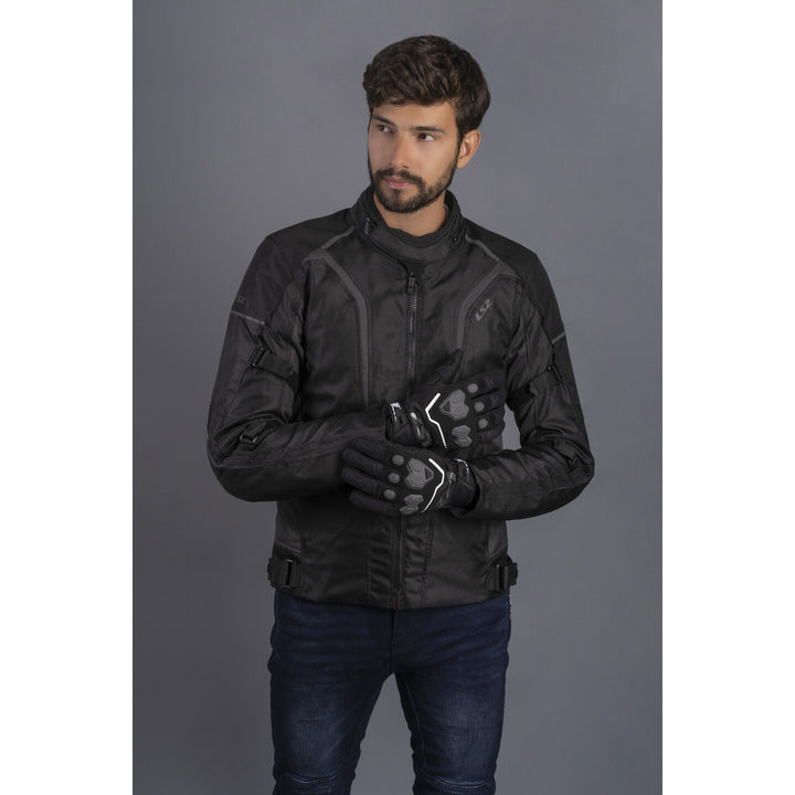 LS2 Sepang Men's Jacket - Black / Dark Grey