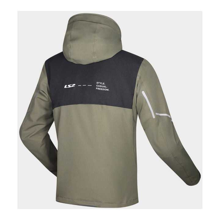 LS2 Axel Mens Jacket - Green/Black (L)
