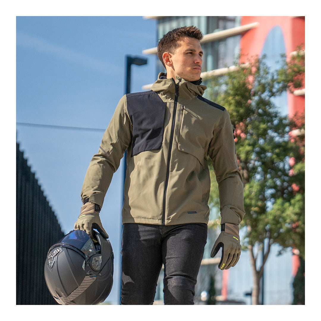 LS2 Axel Mens Jacket - Green/Black (L)