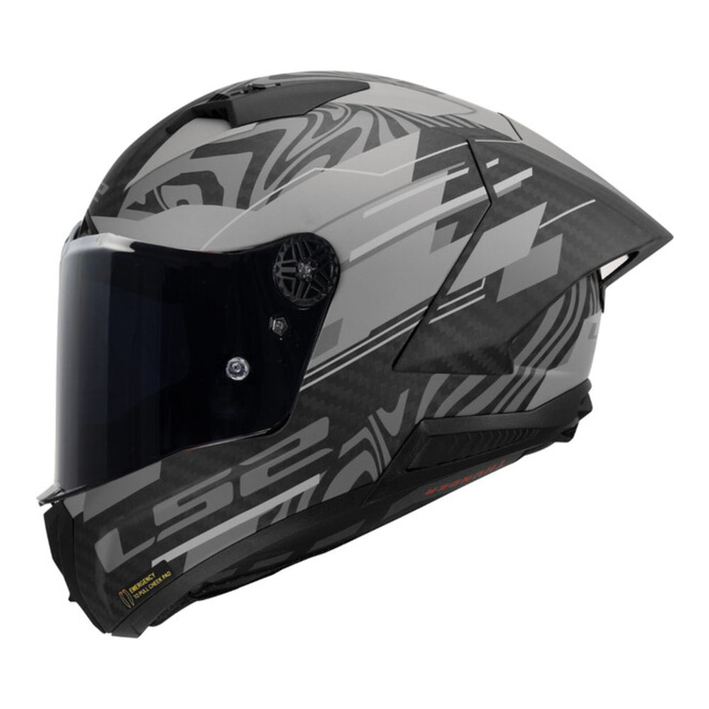 LS2 FF805 Thunder GP Aero Helmet - Polar