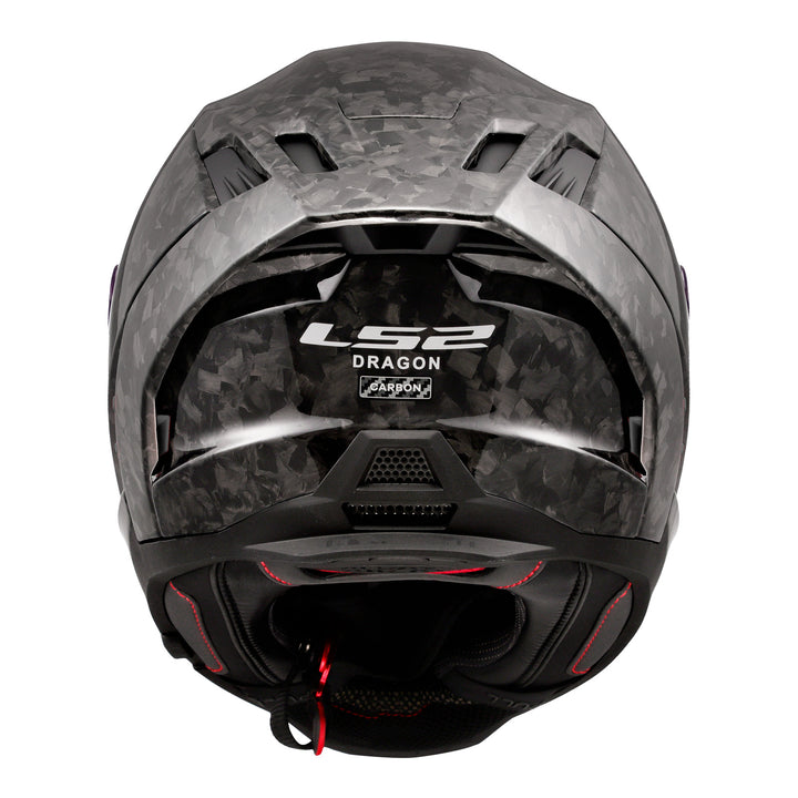 LS2 FF807 Dragon Forged Helmet - Gloss Carbon 06