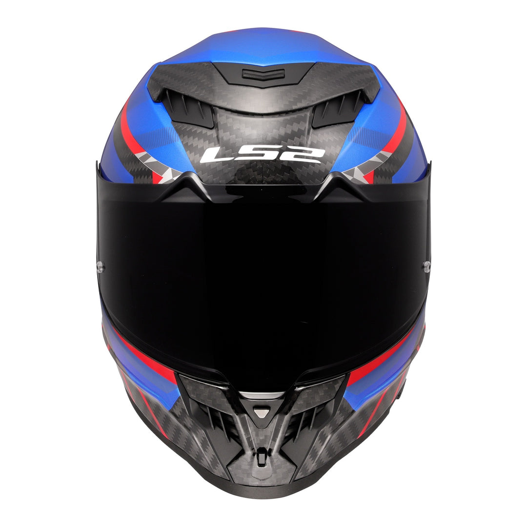 LS2 FF807 Dragon Trax - Blue / Red / Carbon 06