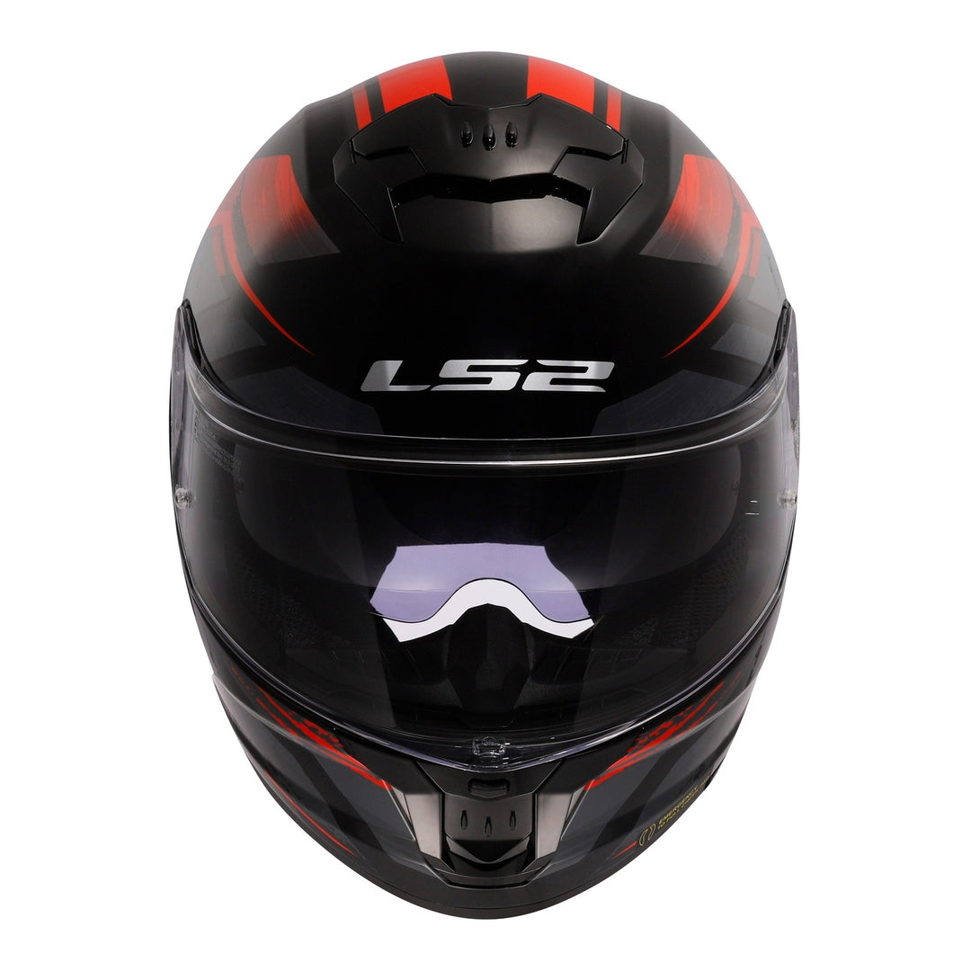 LS2 FF808 Stream II Fury - Black / Red 06