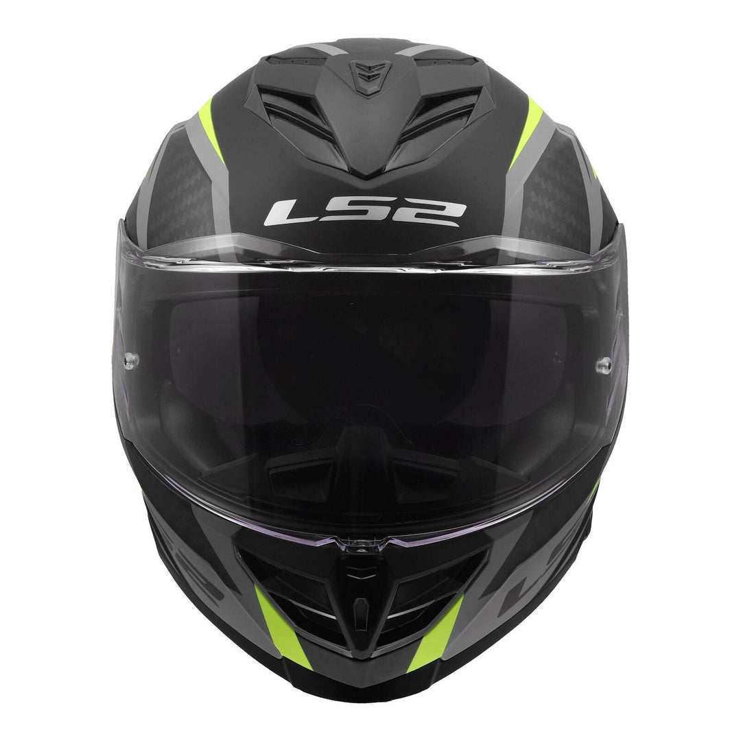 LS2 FF818 Storm III Dynamo Helmet - Black / Hi-Vis Yellow