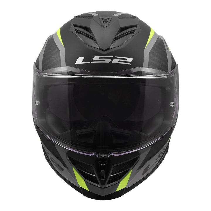 LS2 FF818 Storm III Dynamo Helmet - Black / Hi-Vis Yellow