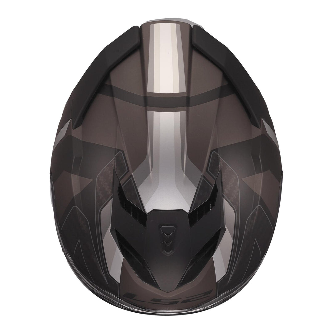 LS2 FF818 Storm III Sporty Helmet - Black / Grey