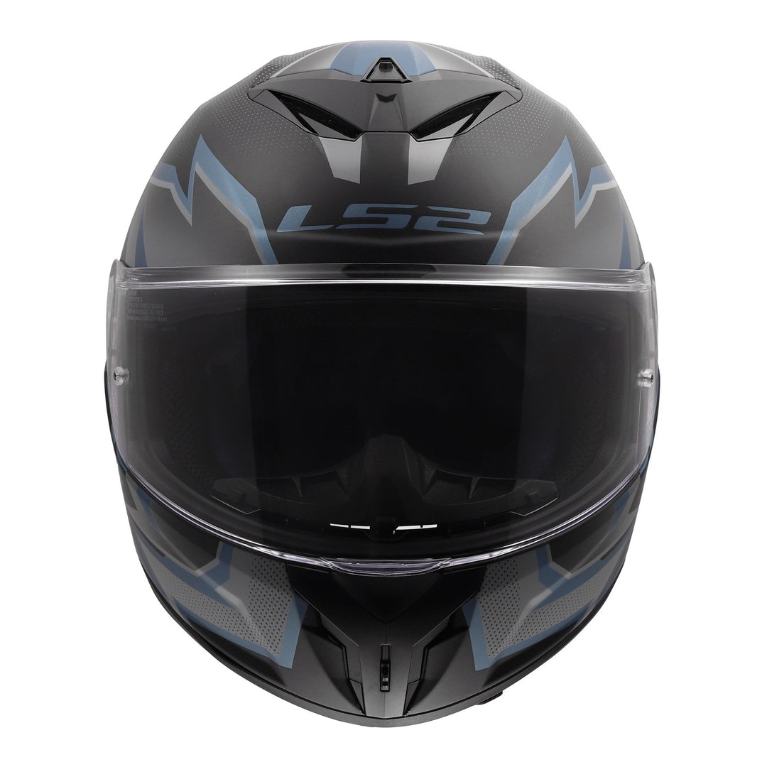 LS2 FF820 Rapid III Xtrem Helmet - Black / Blue Petrol