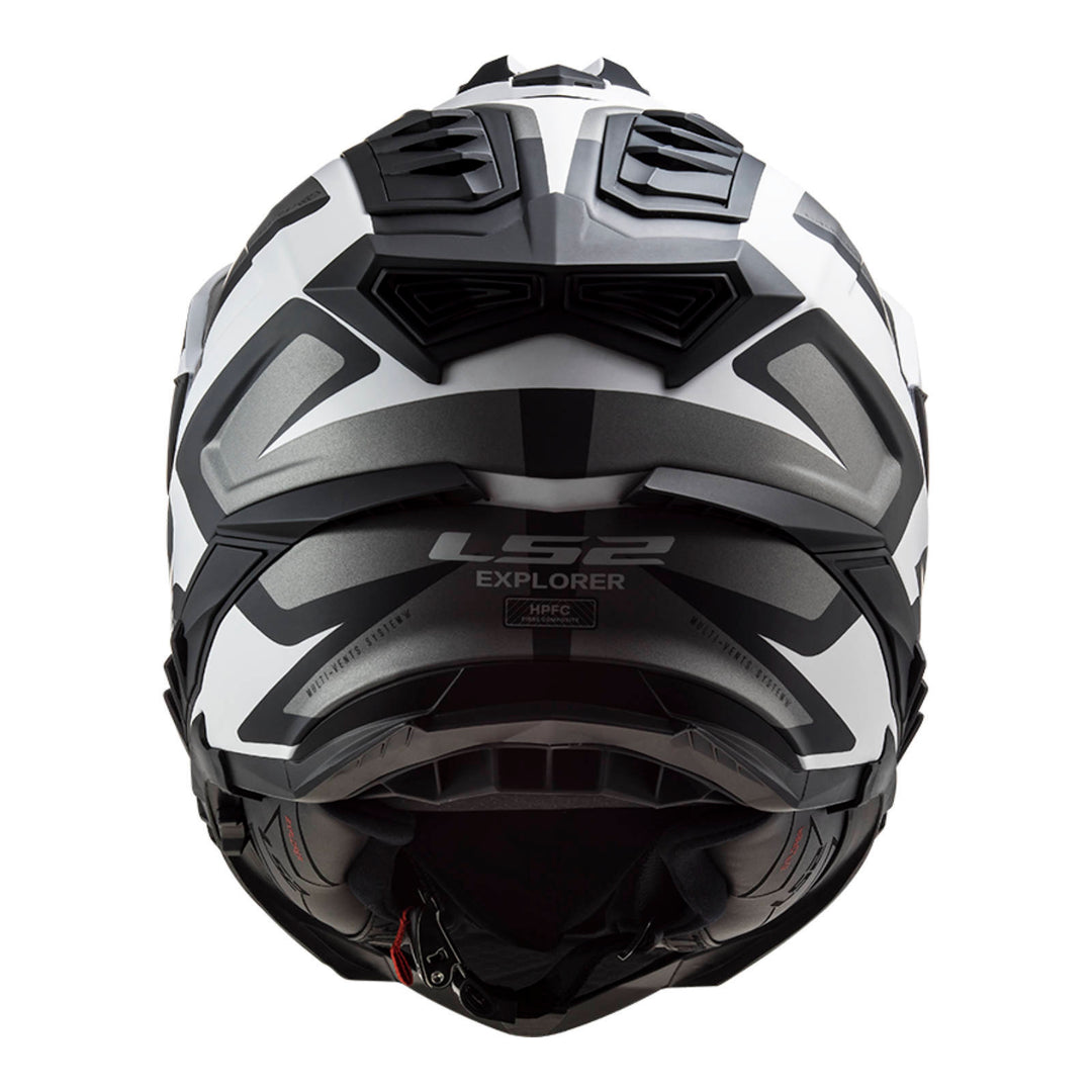 LS2 MX701 Explorer Alter Helmet HPFC - Matte Black / White 06