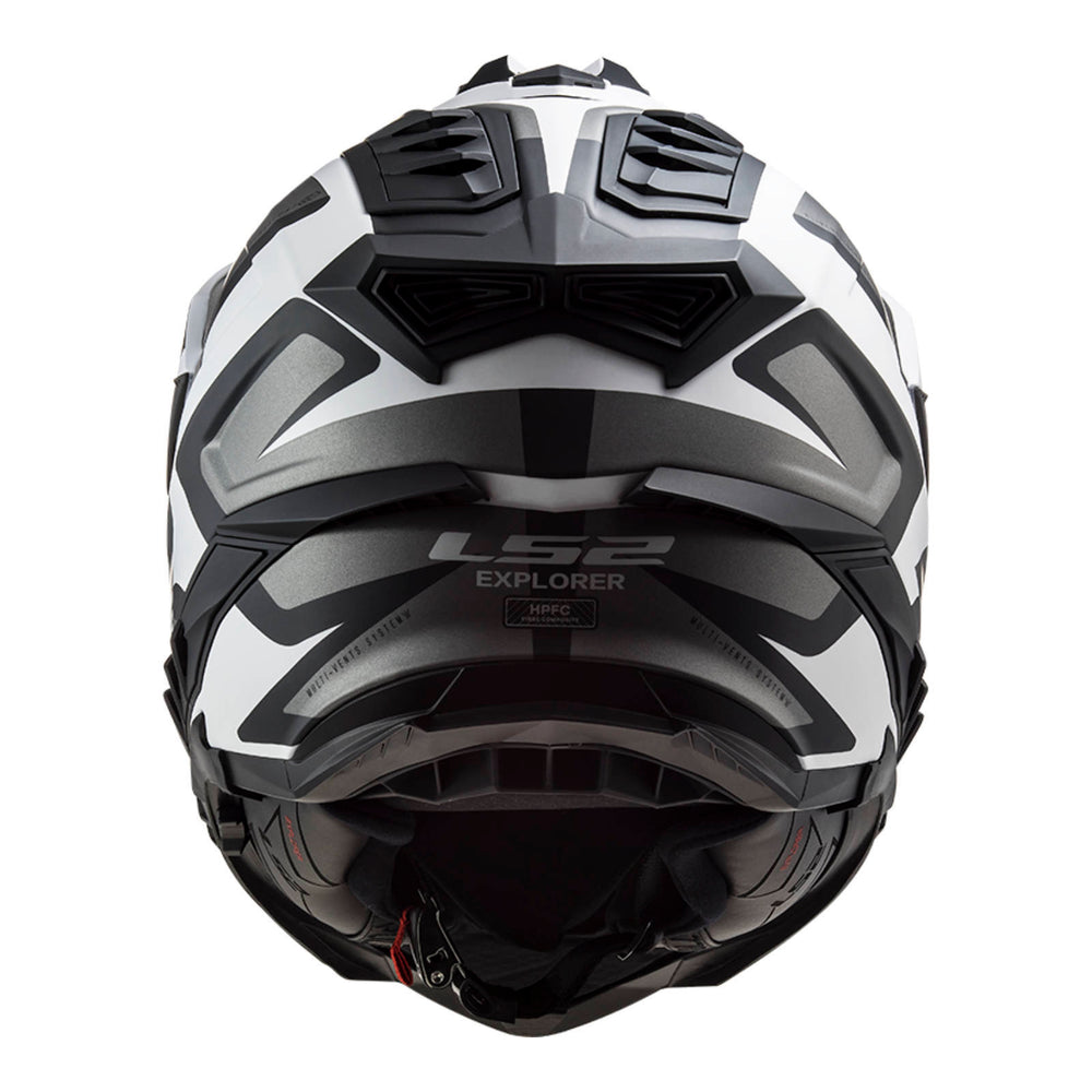 LS2 MX701 Explorer Alter Helmet HPFC - Matte Black / White 06
