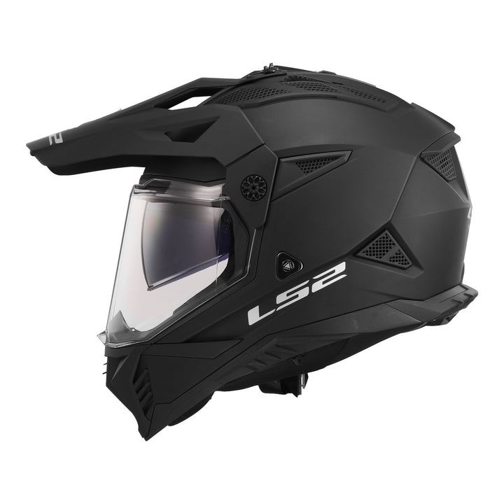 LS2 MX702 Pioneer II Helmets - Matte Black 06