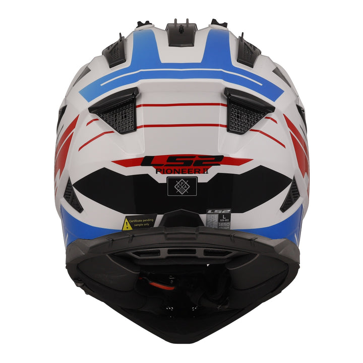 LS2 MX702 Pioneer II Namib - White / Red / Blue 06