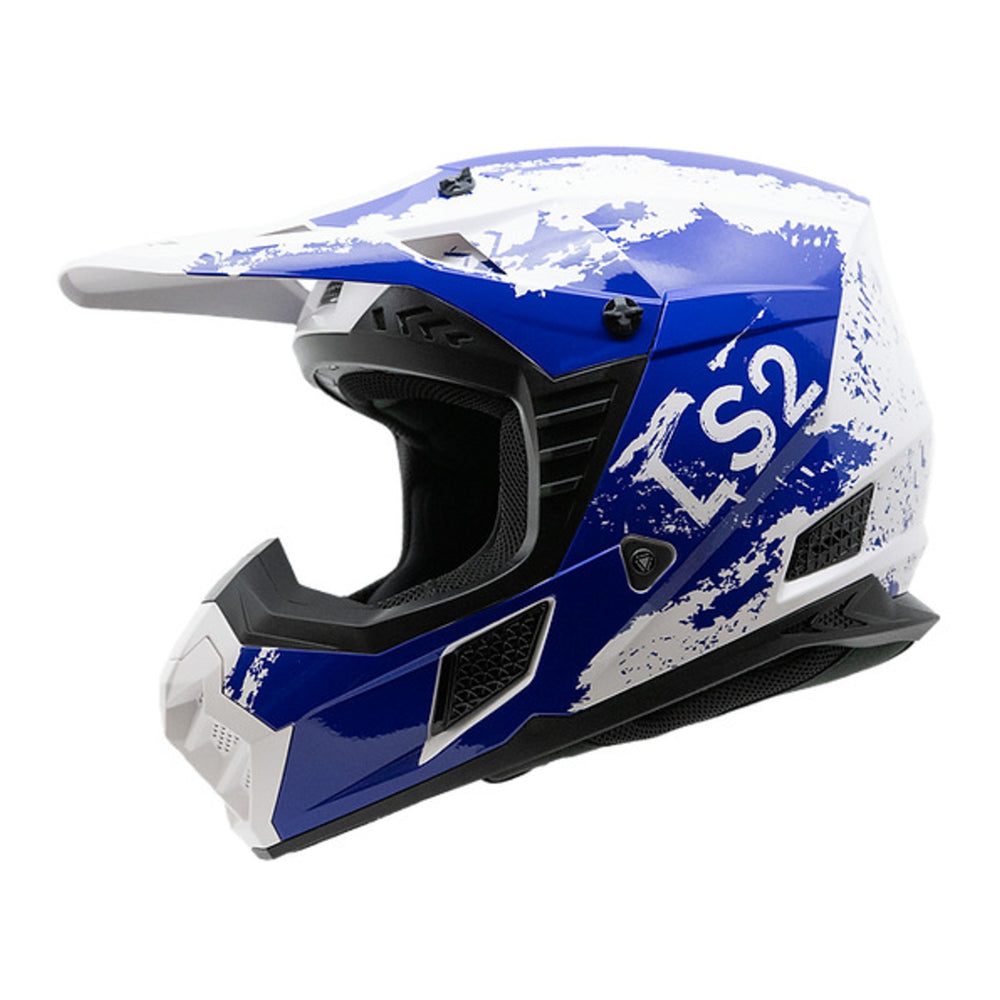 LS2 MX706J COZ Hyde Junior Helmet - Blue / White 06