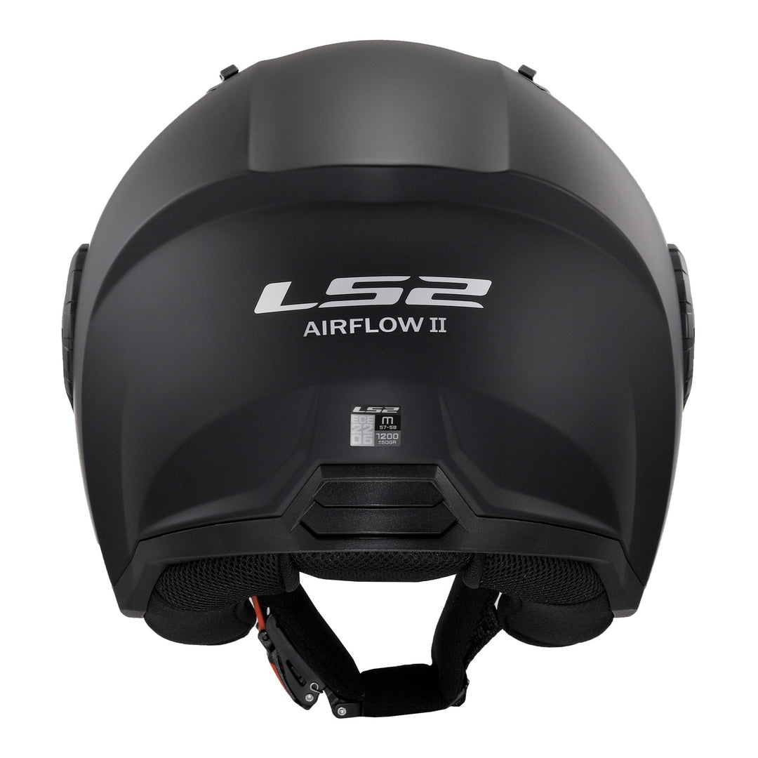 LS2 OF616 Airflow II Helmets - Matte Black 06